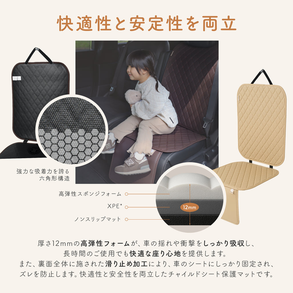 チャイルドシート保護マット
