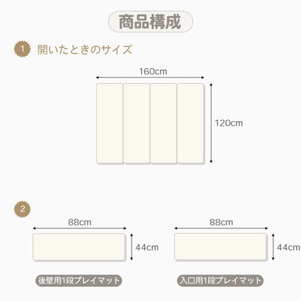Caraz ナイスベビーサークルマット