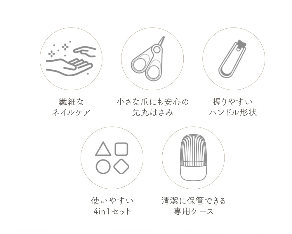ベビー用ネイルケアセット