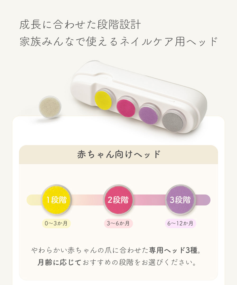 ベビー用電動爪やすり