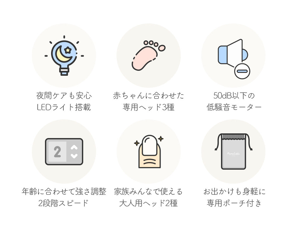ベビー用電動爪やすり