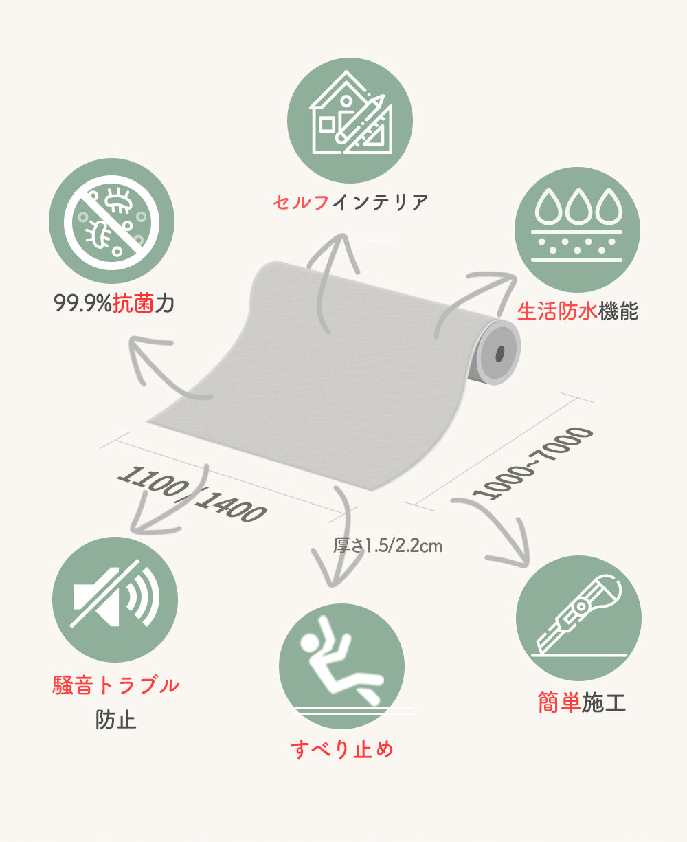 Caraz ロールマット（厚さ1.5cm） 正規販売店 20％OFF